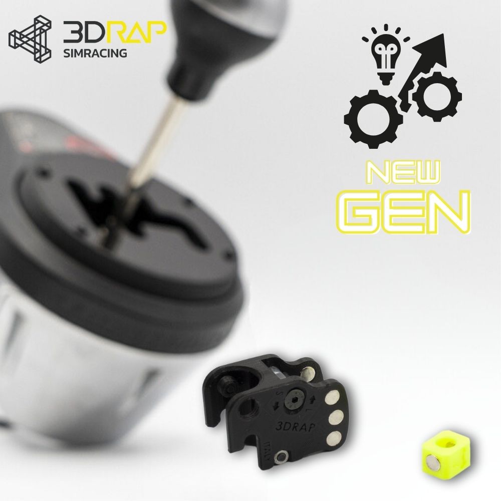 TH8A Magnetic “Mod Cambio” New-Gen Shifter MOD and Sequential | Improved feel [Thrustmaster TH8A/RS] (PC, PS, XBox)