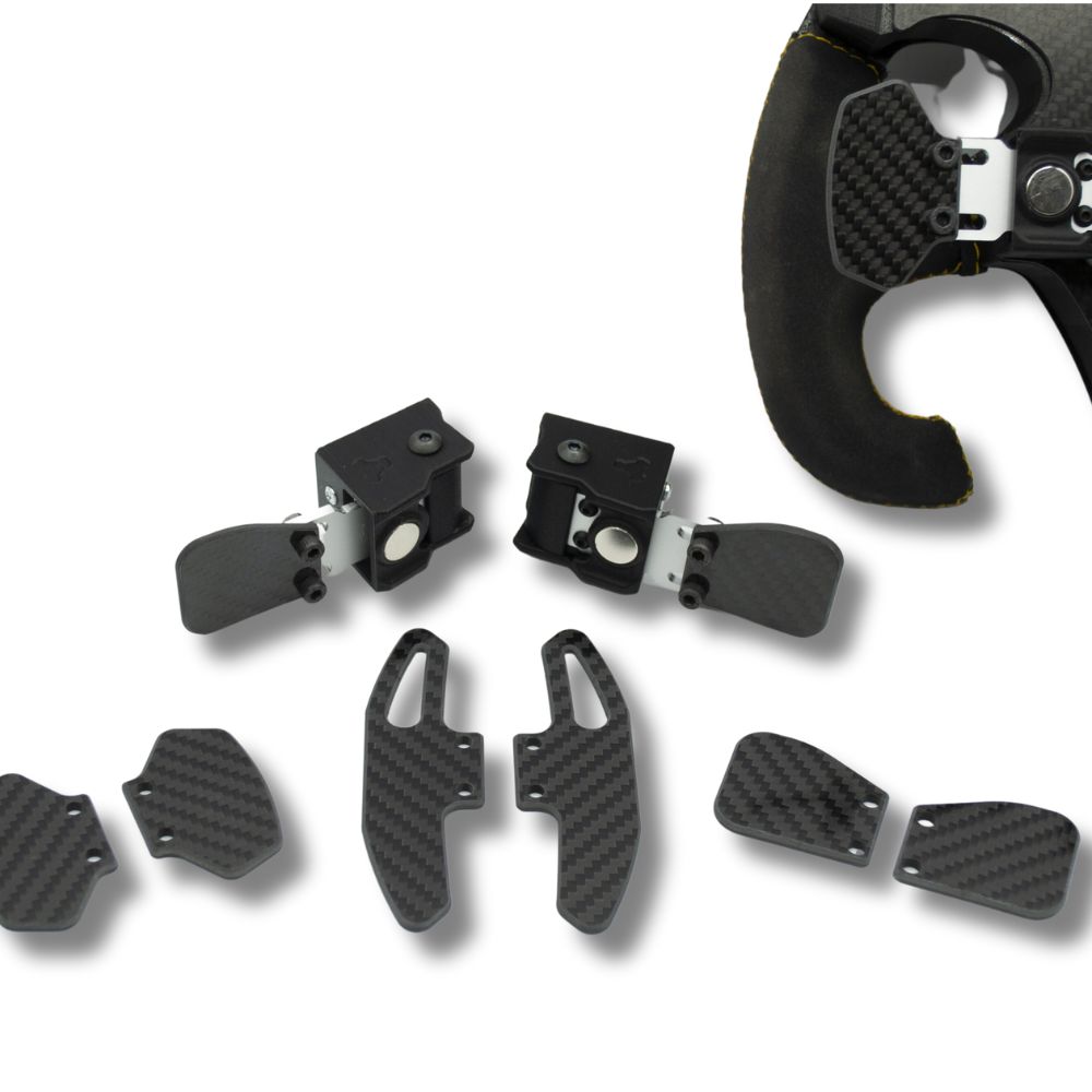 Universal magnetic Paddles for Custom Steering Wheels (External Use)