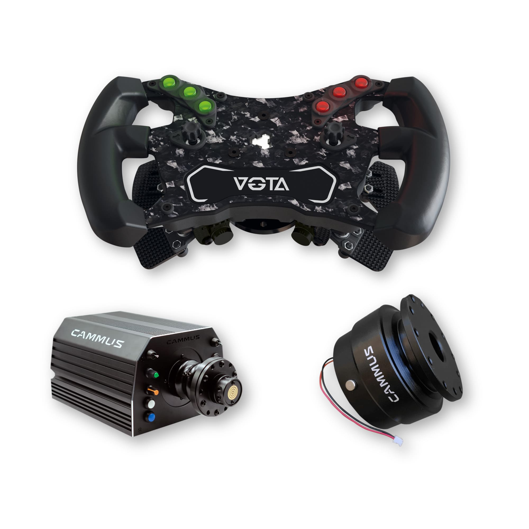 Vota Steering Wheel (DHP: GT / Formula) &#038; Cammus Base &#038; QR Cammus – Ignition SERIES (PC)