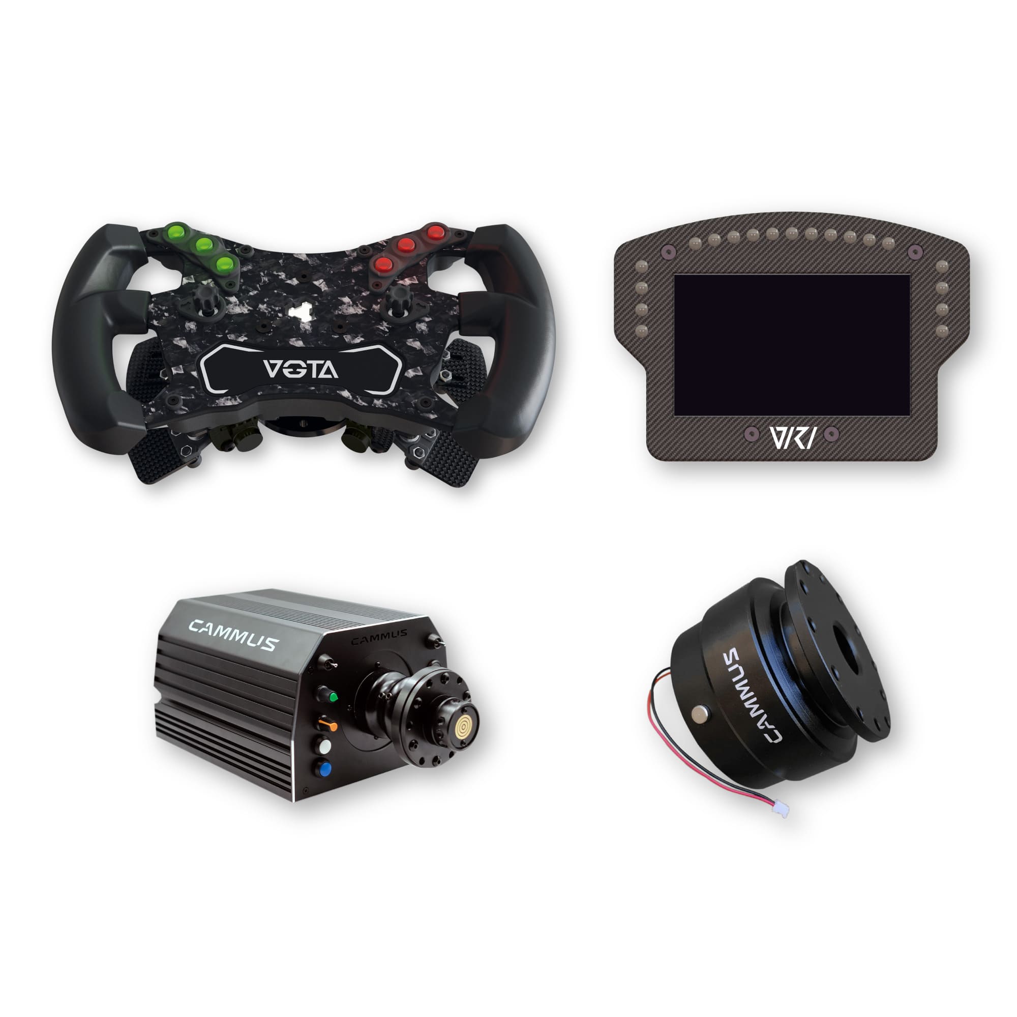 Vota Steering Wheel (DHP: GT / Formula) &#038; VIRI Dashboard &#038; Cammus Base &#038; QR Cammus – Ignition SERIES (PC)