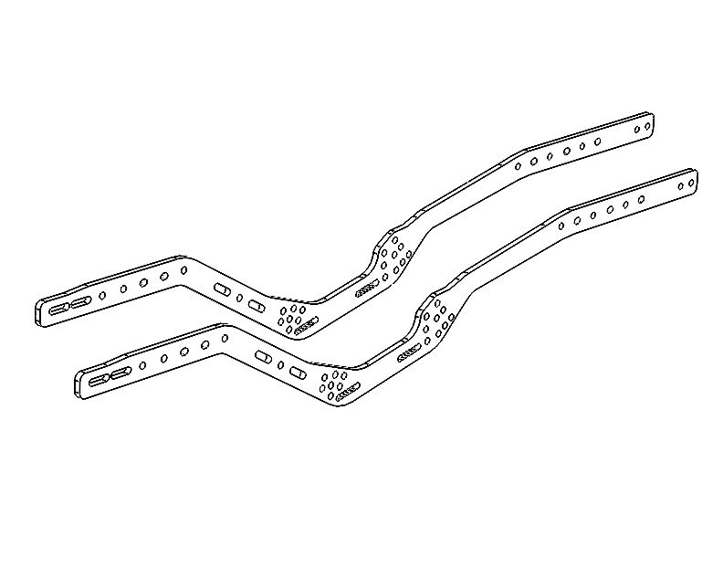 Replacement Parts for 3DRap JATTA and EVOLUTION LCG Chassis KIT &#8211; Mod.2024