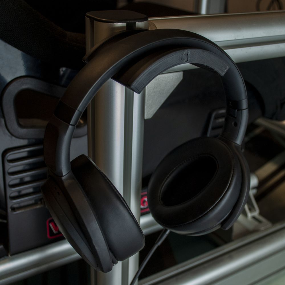 Headphone Stand for SimRacing Rig [For ALL, Next Level Racing, Trak Racer, SimRIGS, Playseat]