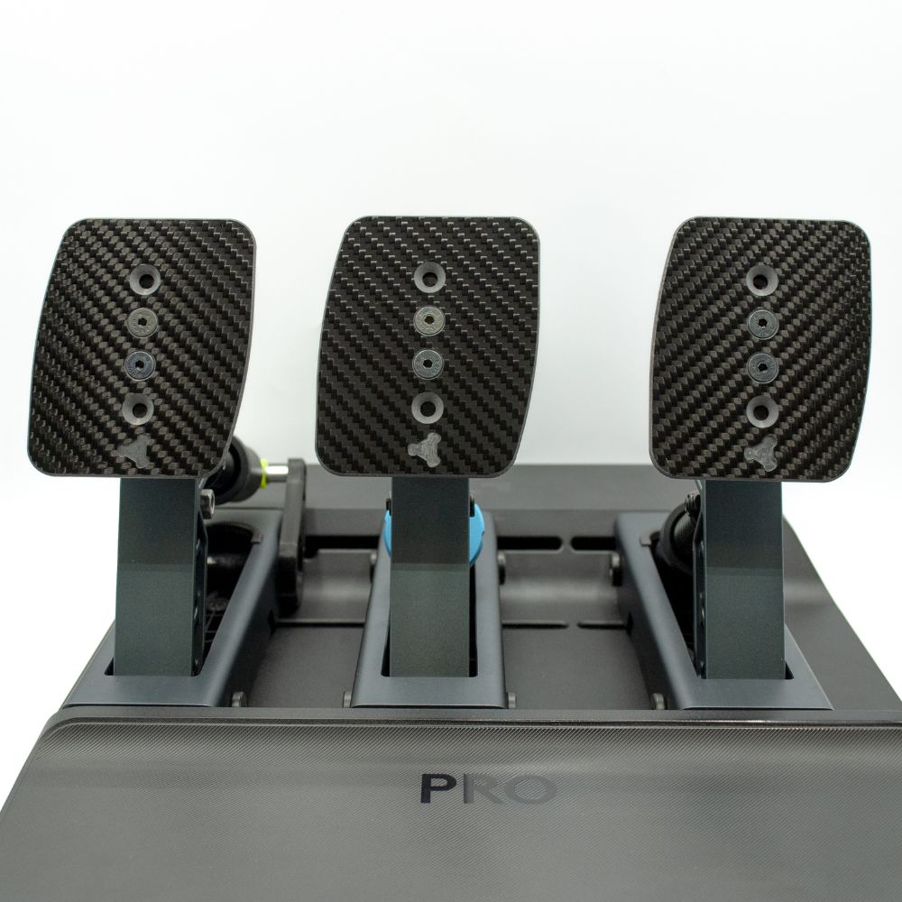 Universal Carbon PADS for Pedals [Logitech, Thrustmaster, Fanatec, MOZA, SimJack, CAMMUS] (PC, PS, XBox)