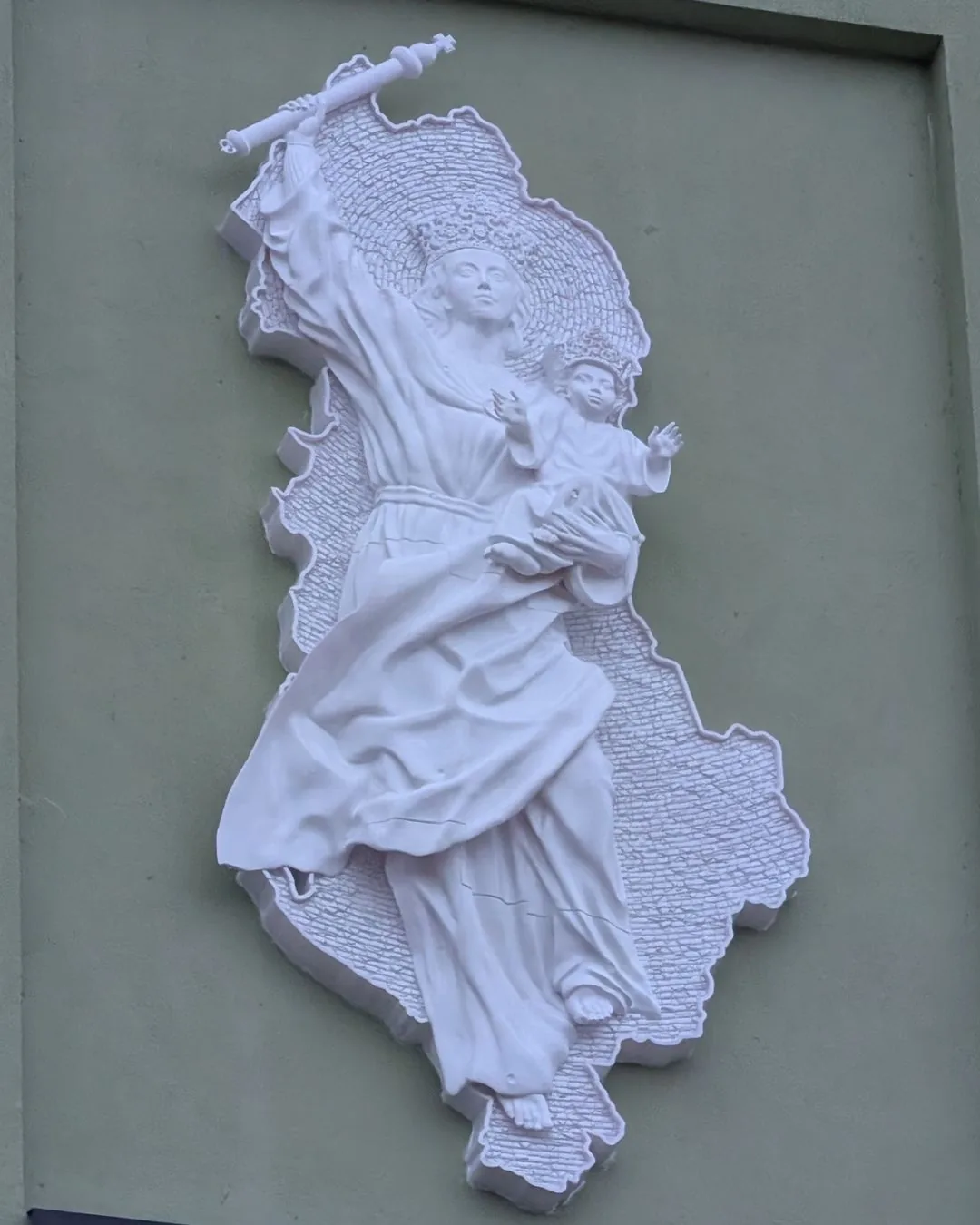 Opera artistica e religiosa realizzata tramite produzione additiva