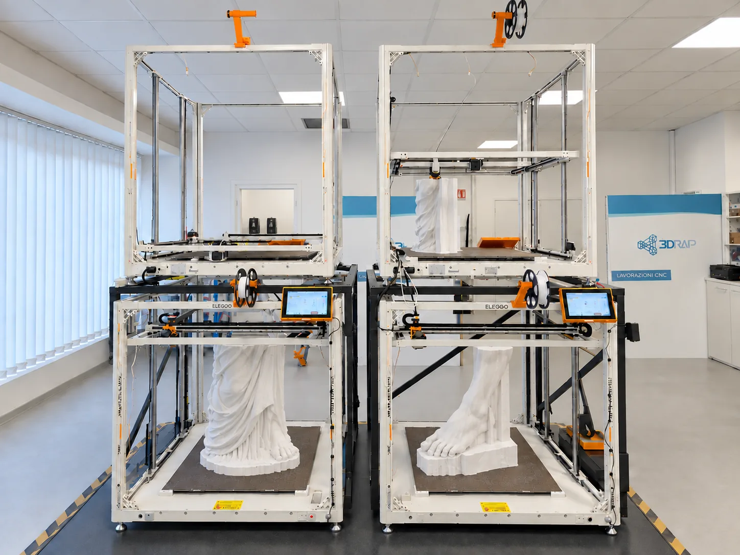 Reparto 3DRap Factory per la stampa 3D di grandi dimensioni