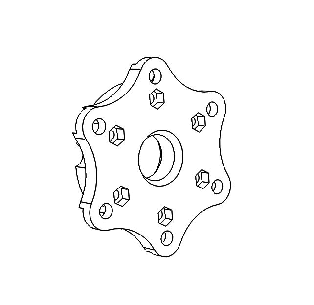 Hub Adapter for Steering Wheels from 50.8mm to 70mm