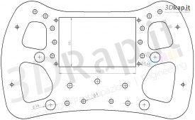 F1 STEERING WHEEL KIT BY 3DRAP – LOGITECH ADAPTER