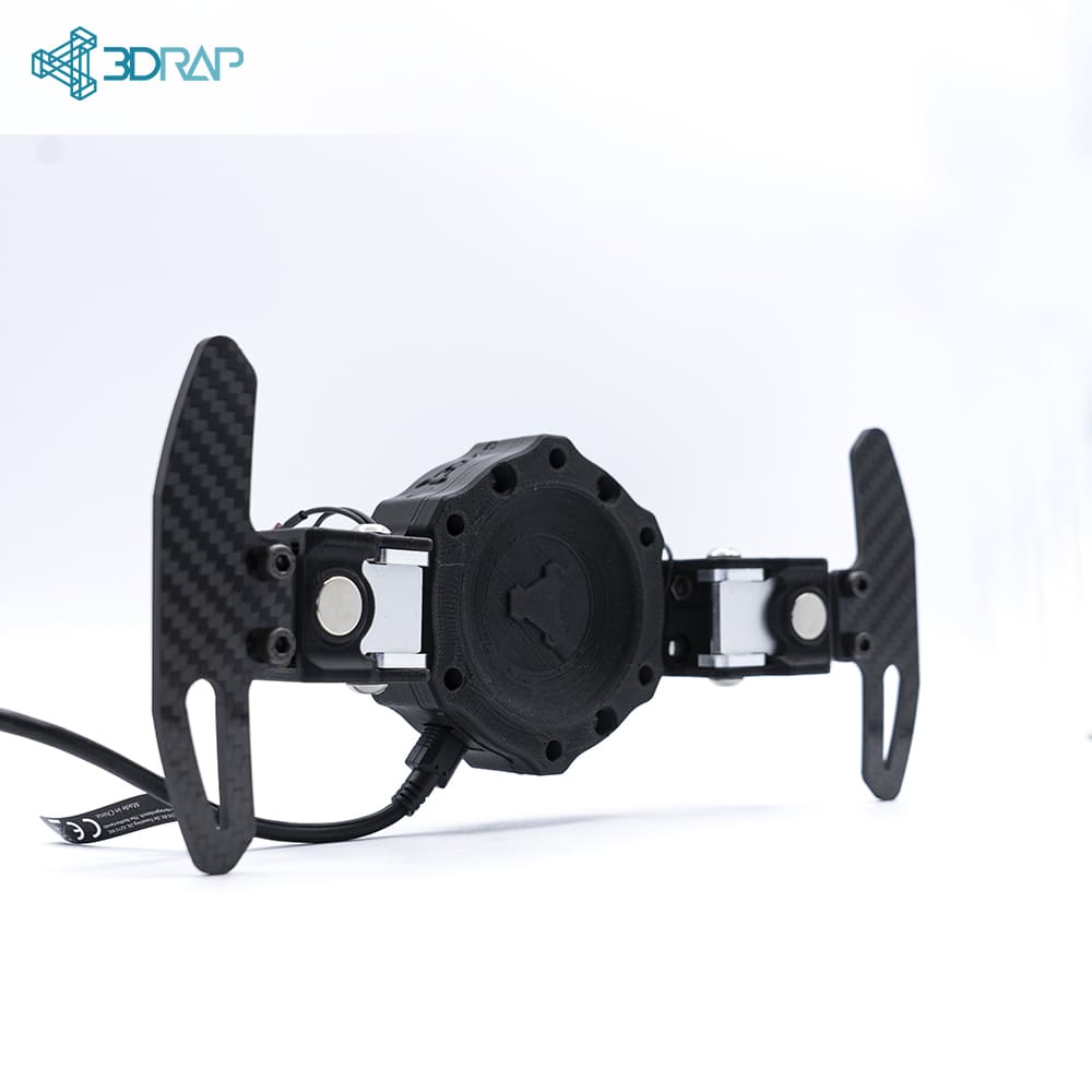 SIMPLE HUB ADAPTER 70mm WITH BUTTONS AND PADDLES [Logitech, Thrustmaster, OSW, Podium Hub, QR 70mm] (PC)