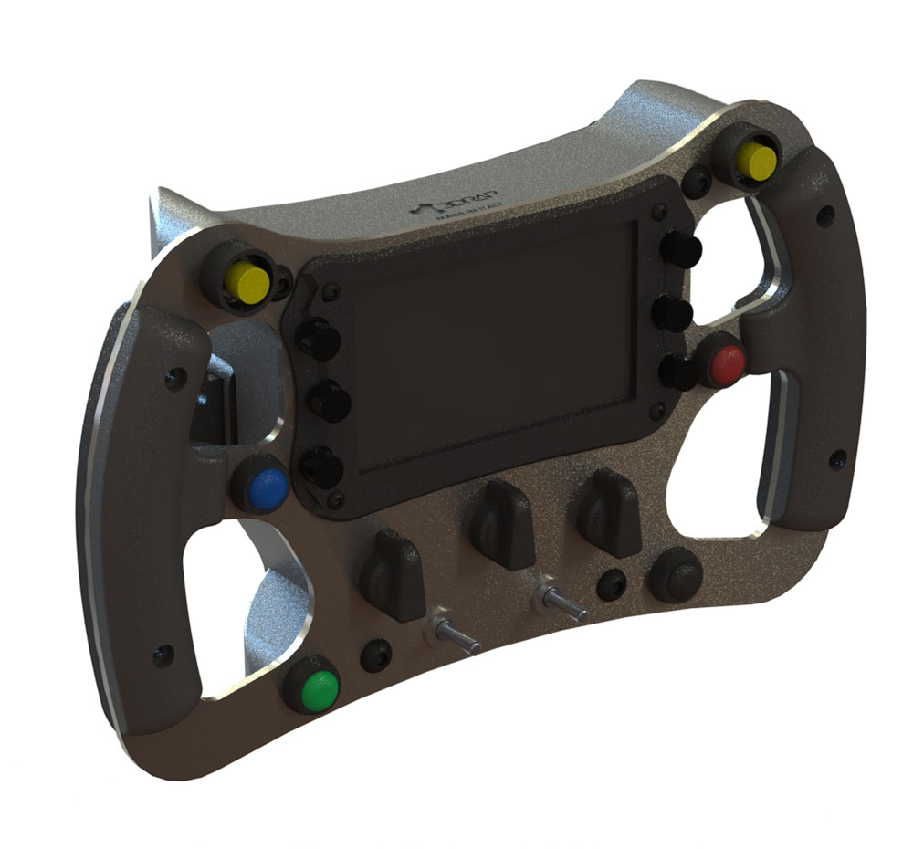 F1 Steering Wheel KIT by 3DRap Thrustmaster Logitech and OSW adapters