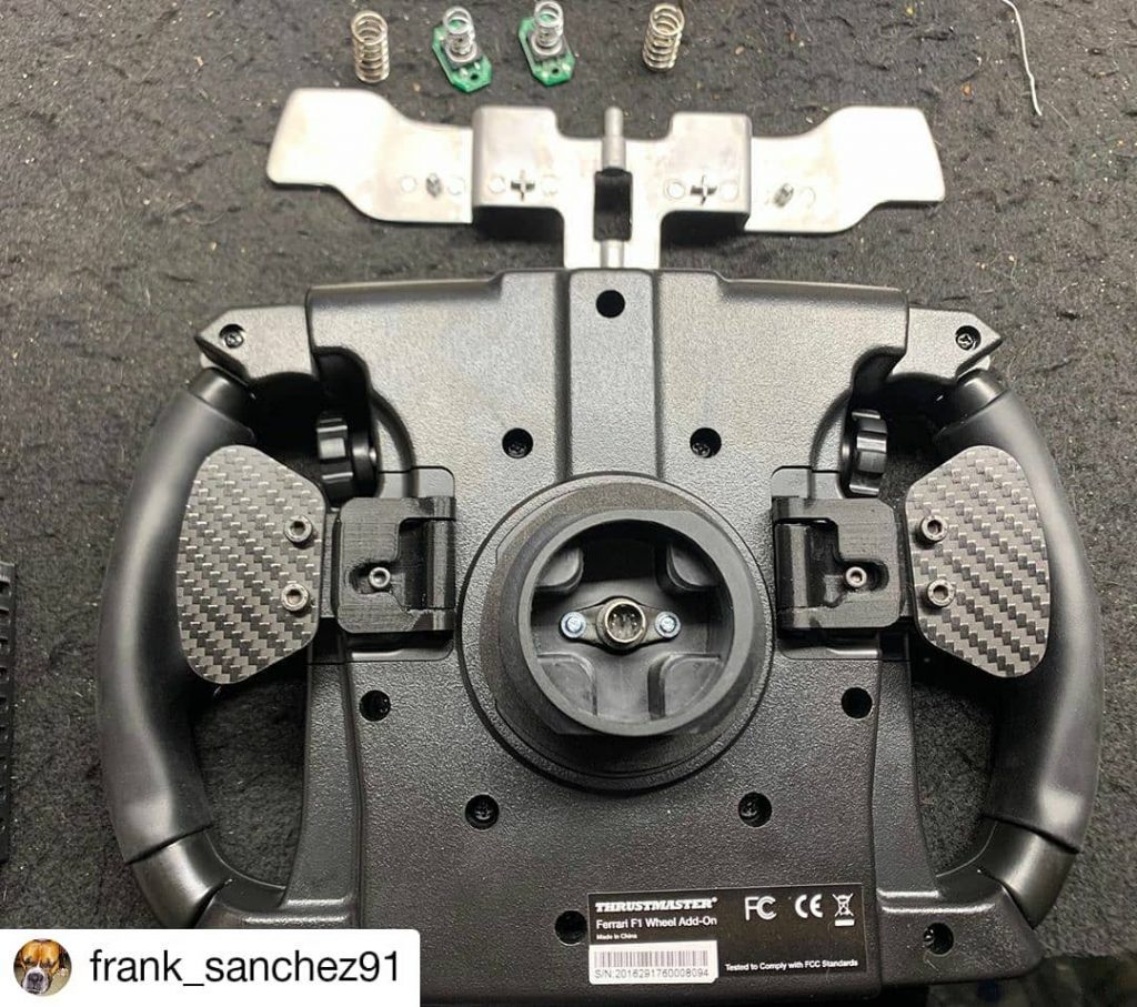Paddles for F1 Wheel AddOn Thrustmaster (V2 New) 3DRap