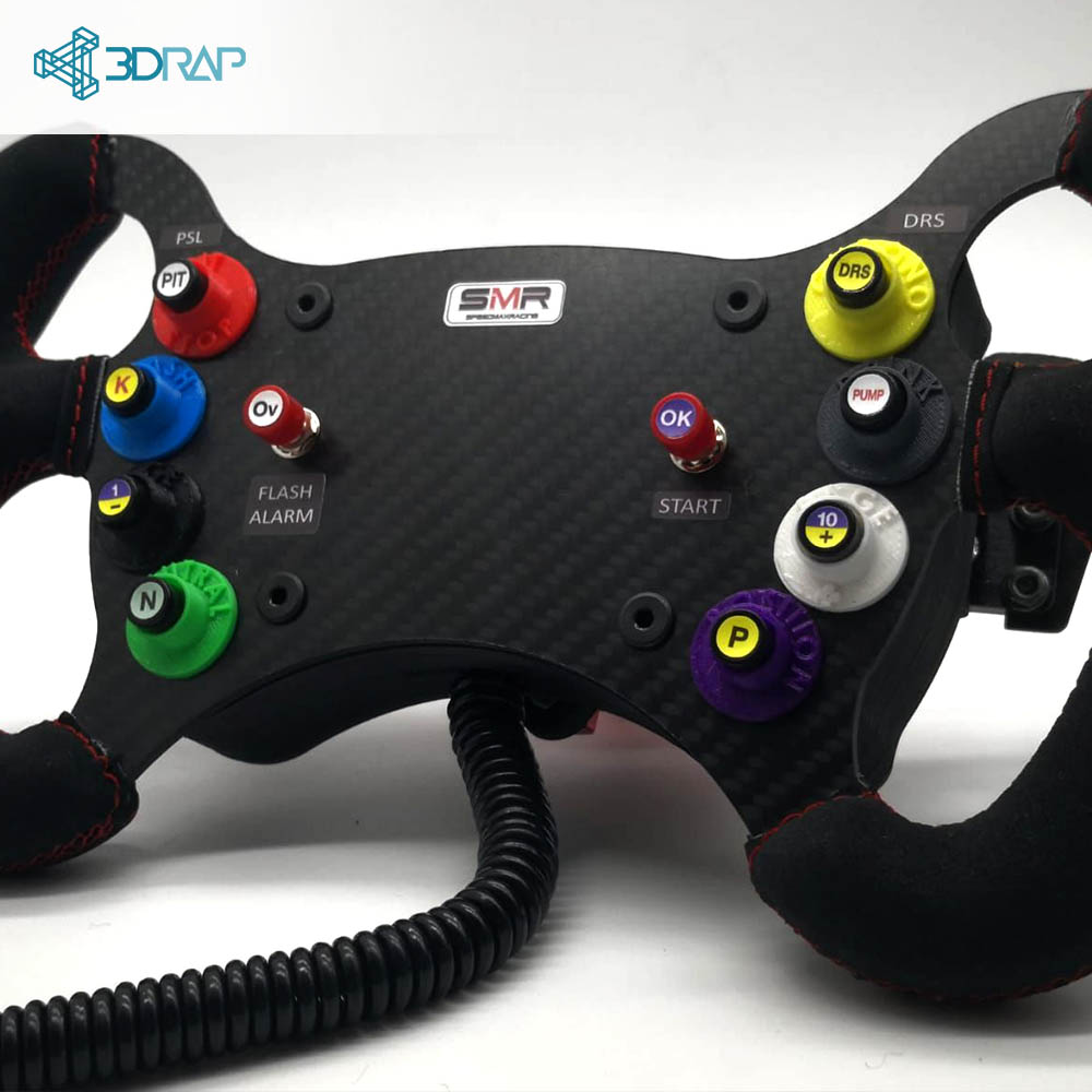 GT3 Rim AddON Carbon – Logitech Thrustmaster OSW – by SpeedMAX – 3DRap