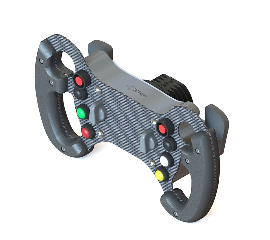 GT3 Steering Wheel KIT by 3DRap Thrustmaster Logitech and OSW adapters 3DRap