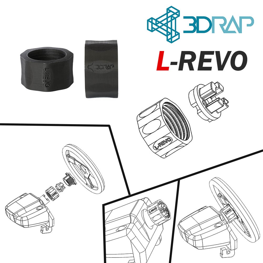 L-REVO Quick Release / QR Adapter [Logitech] (PC, PS3, PS4, PS5, XBox)