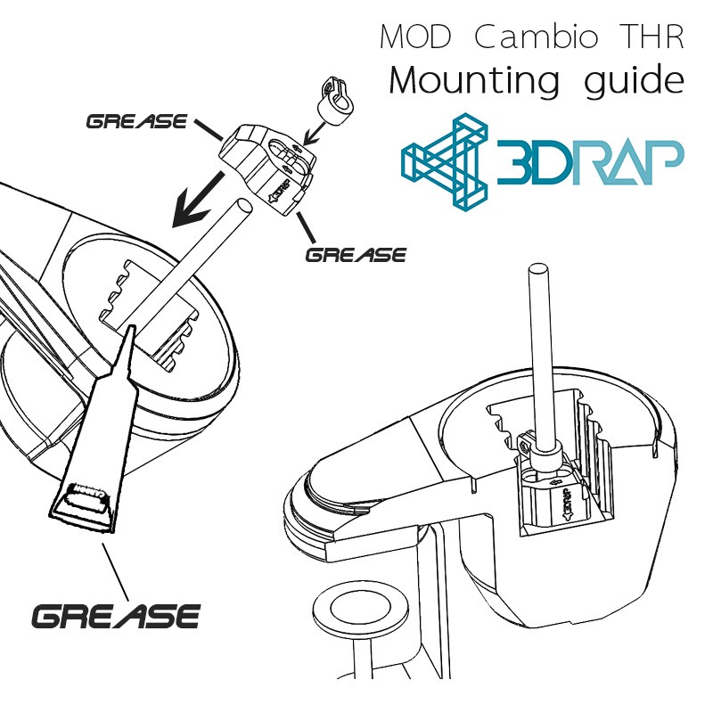 Mod Cambio THR / H Shifter TH8A Improved feel 3DRap