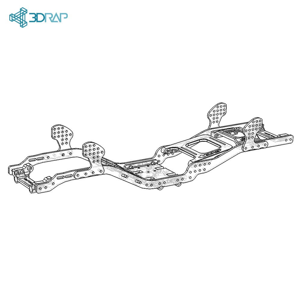 Replacement Parts for 3DRap WOLF Chassis &#8211; (Free Ride)