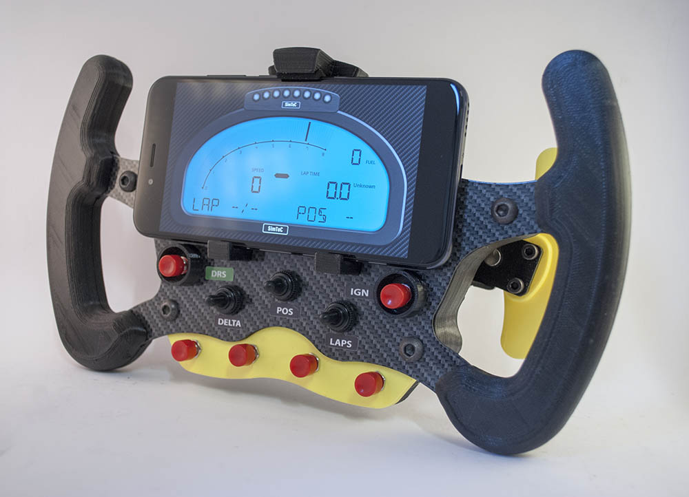 Smart F1 / GT Steering Wheel KIT by 3DRap &#8211; Thrustmaster Logitech and OSW adapters