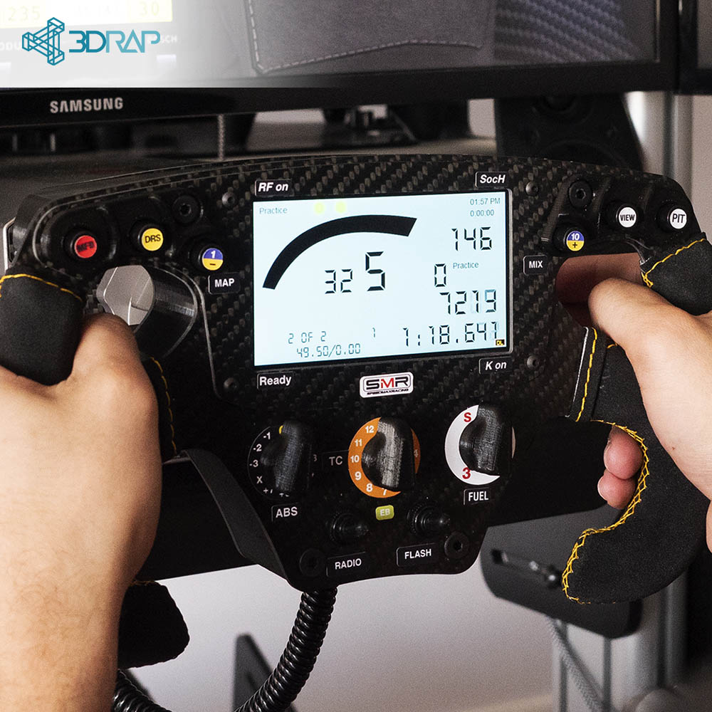 SMR-FTO Rim AddON Carbon by SpeedMAXRacing [Logitech, Thrustmaster, OSW