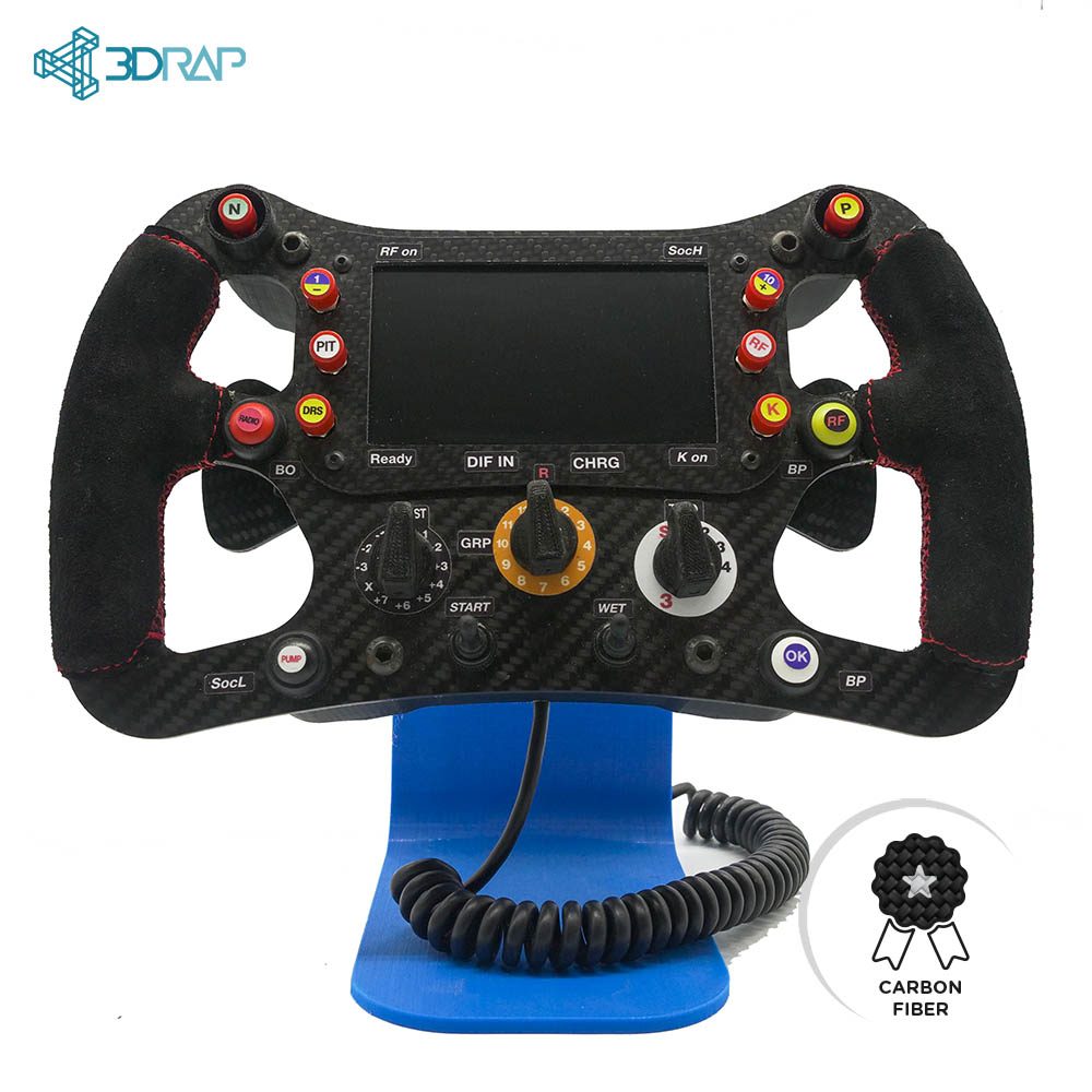 F1 Rim AddON Carbon Logitech \ Thrustmaster \ OSW \ Fanatec by SpeedMAXRacing 3DRap